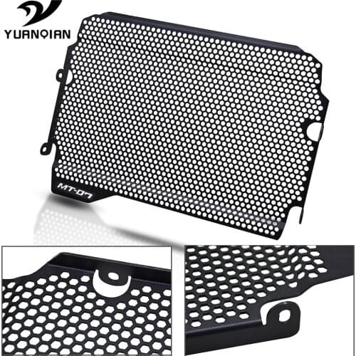 For YAMAHA MT 07 MT-07 MT07 2018 2019 Motorcycle Accessories Aluminum Radiator Side Protective Grill Guard Cover Grille Parts