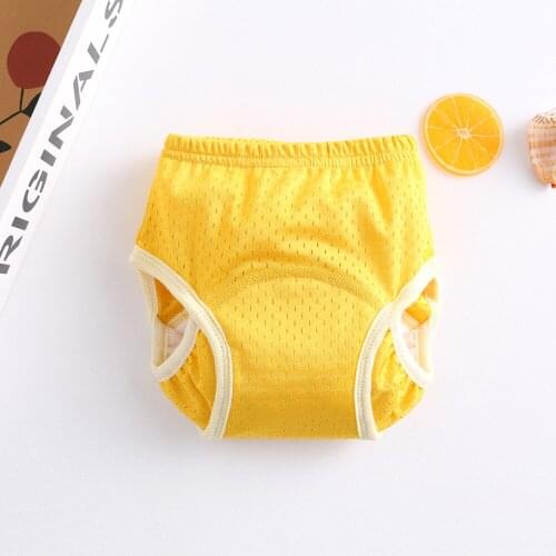 Baby Breathable Training Pants 5 Pcs 4 Layer Cotton Waterproof nappy diaper urine learning pants 7-12m 13-24m