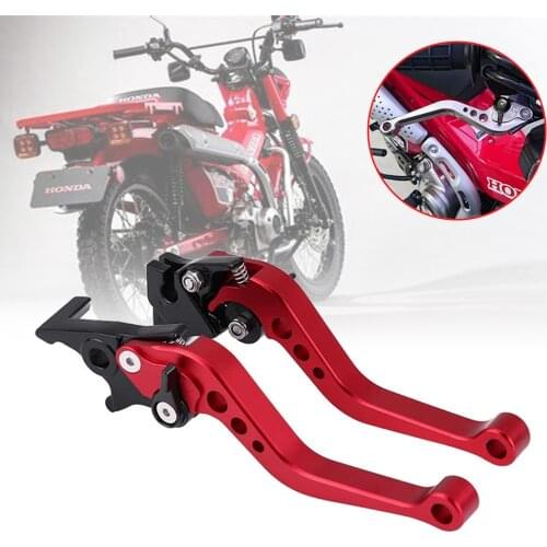 For HONDA CT125 Hunter Cub 2020 Motorbike Modification 1 Pair Alloy Motorcycle Brake Handle CNC Motorcycle Clutch Drum Brake Lev