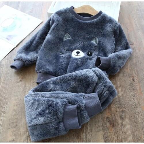 2020 New Homewear Fashion Pajamas Baby Boy Clothes Sets For Girls Clothing Toddler Child Garcon Casual Suit Children Kid Suits