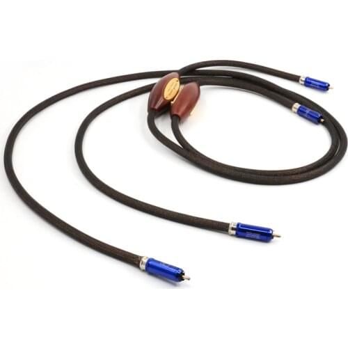 Jorma Design Statement RCA Interconnect HiFi Audio Cable with WBT-0110Ag Plug for Amplifier CD Player