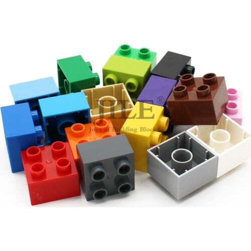 Moc Big Building Du ploed Brick 2x2 DIY Creative Enlighten Large Particles Blocks Compatible with Accessories Children Toys