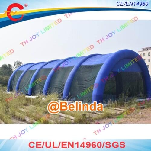 Free shipping, 20x10m inflatable sports field tent cover, inflatable tennis tent paintball sports arena tent