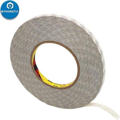 PHONEFIX White Double Sided Adhesive Tape Super Slim 50M 1/2/3/6/8mm Waterproof Sealing Tape for Phone LCD Touch Panel Glass