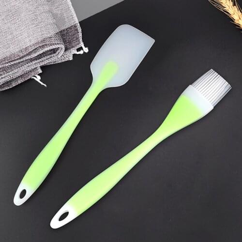 Food Grade Non Stick Butter Cooking Silicone Spatula Set Cookie Pastry Scraper Cake Baking Spatula Silicone Spatula