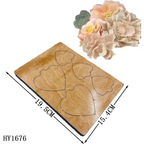 Flowers Cutting Dies HY1676 Wooden Dies Suitable for Common Die Cutting Machines on the Market