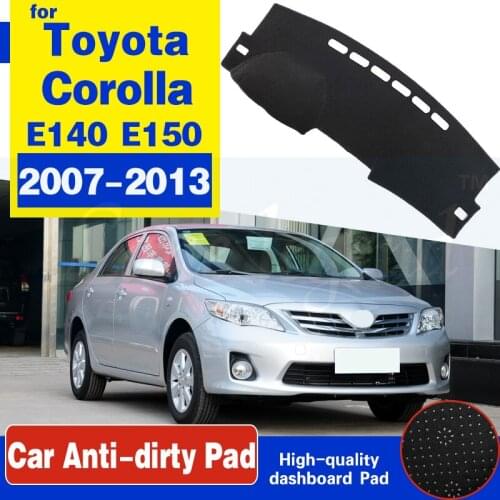 For Toyota Corolla E140 E150 2007~2013 Anti-Slip Mat Dashboard Cover Pad Sunshade Dashmat Carpet Car Accessories 2008 2011 2012