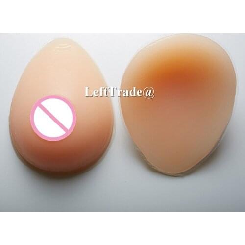 Drag queen fake boobs self adhesive realistic silicone breast form 500g 600g one pair