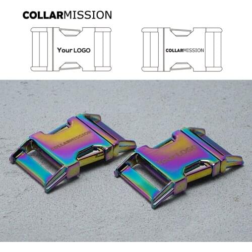 Retailing metal engraved release high quality buckle for paracord security lock pet collars diy accessories Zinc Alloy CK30CH