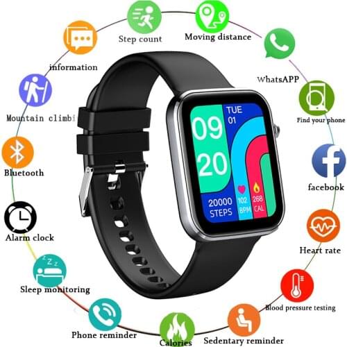 LIGE Smart Watch Men Heart Rate Blood Pressure Monitoring Sport Tracking Watch Waterproof Smart Watch Women Pedometer For Xiaomi