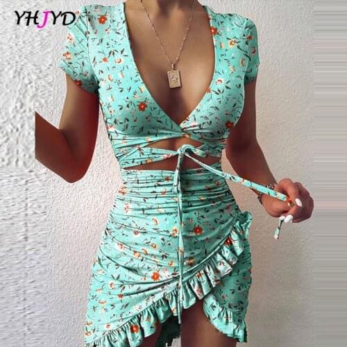 YHJYD Floral Summer Dresses