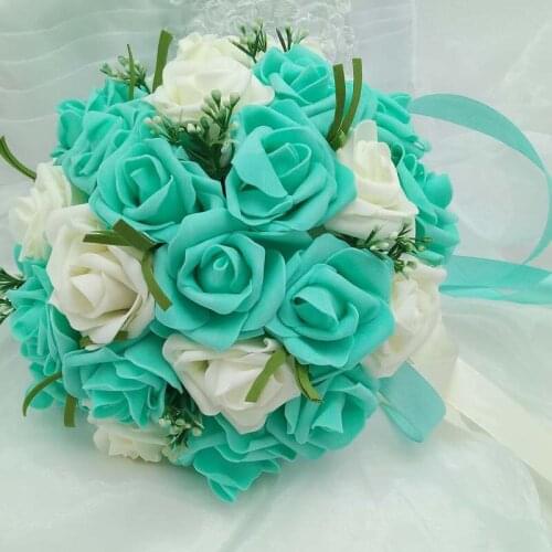 Bridal Bouquet Handmade Artificial Flower Rose Wedding Decoration Bridal Bouquet Simulation