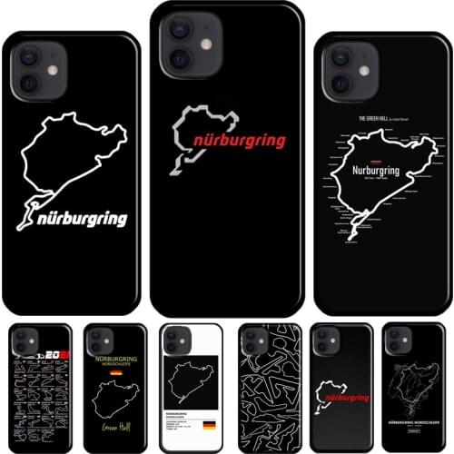Nurburgring F1 Circuit Soft Phone Case For iPhone 12 11 Pro Max 5S 6S 7 8 Plus SE 2020 XR X XS Max Back Cover