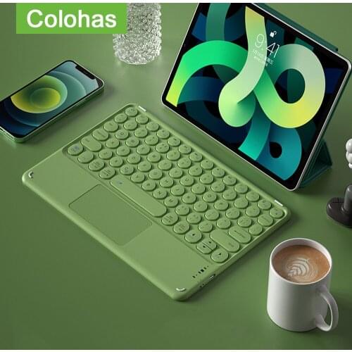 For iPad Keyboard Mouse Set Wireless Bluetooth-compatible Keyboard Teclado for iPad Xiaomi Huawei Tablet Android IOS Windows