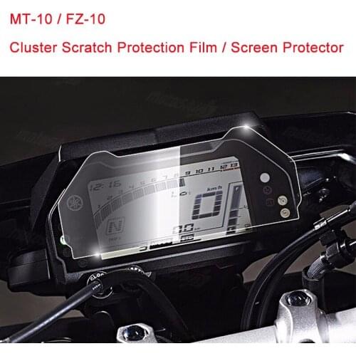 For Yamaha MT10 MT-10 / FZ-10 FZ10 Cluster Scratch Protection Film Screen Protector for Yamaha MT-10 / FZ-10 2017