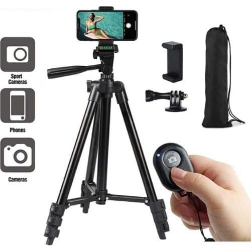 F3MA Flexible Phone Tripod Portable Cell Phone Camera Tripod Stand with Indicator Light Height Adjustablefor Selfies/Vlogging