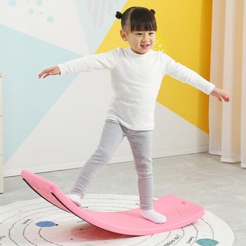 Best Quality Kids ABS/Wooden Balance Board Body Wobble Balance Workout Twist Training Equipment Childrens Balance Seesaw Toys