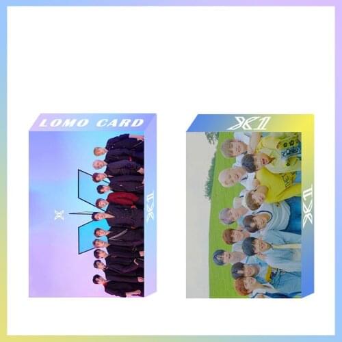 KPOP Produce X 101 X ONE X1 Combination Lomo Card Same mini album flying quantum leap self made set 32 pcs lomo box small card