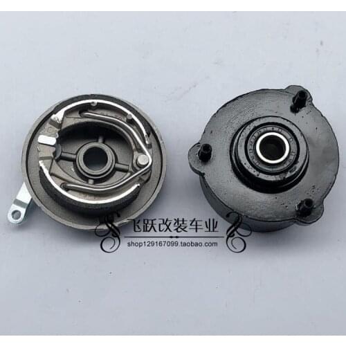 Four-Wheel Motorcycle ATV Parts Modification Front Drum Brakes Front 3-Hole Drum Brake Drum Brake Cover Flange Base Brake Drum