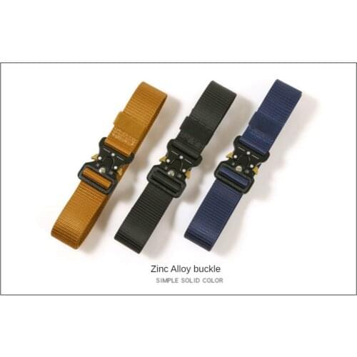 125CM Mens Belt ArmyOutdoor HuntingTactical Multi FunctionCombat Survival High Quality Marine Corps Canvas ForNylon Male Luxury