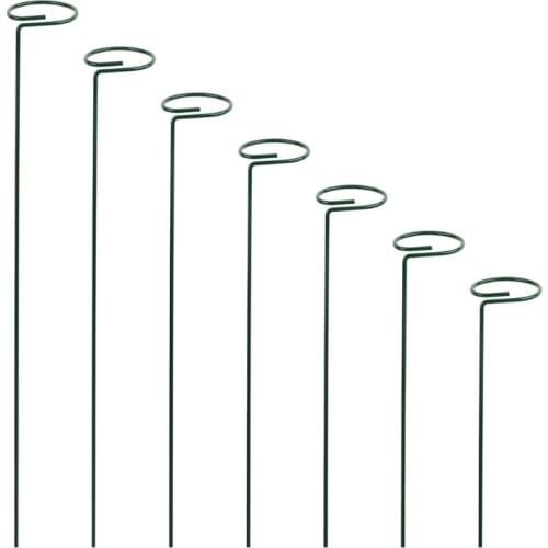 X7AB Garden Support Stake Ring Metal Garden Plant Supports Single Stem Shrub Holder for Plants Rose Flowers