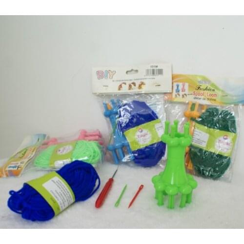 Simple plastic wool rope braided scarf craft spool knitting machine DIY craft wool sewing tool