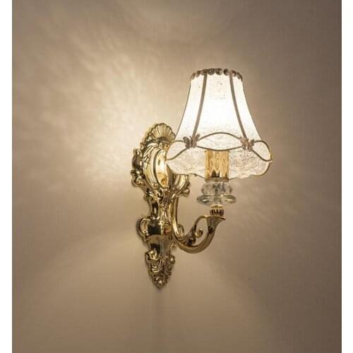 Simple Glass Living Room Wall Lamp Room Bedroom Bedside Indoor Lighting Hotel Room Led Wall Light Bathroom Mirror Light