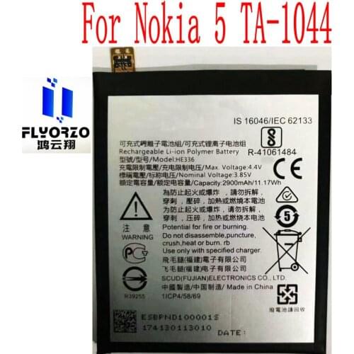 New High Quality 2900mAh HE336 Battery For Nokia 5 TA-1044 Mobile Phone