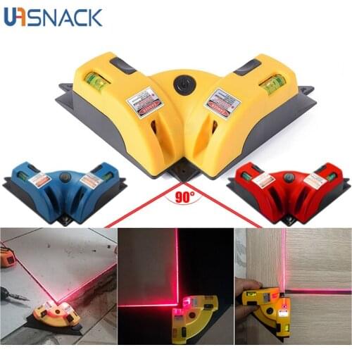 Precisely Right Angle 90 Degree Square Laser Level High Quality Level Measurement Tool Laser Right Angle Ground Wire Instrument