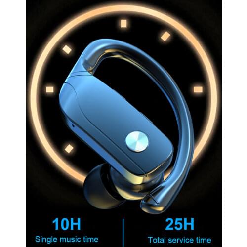 5.1 Bass 9D Stereo Sound Headset Earbuds Charging Box Microphone Mic HIFI Earphones Headphones Ear Hook Wireless Bluetooth TWS