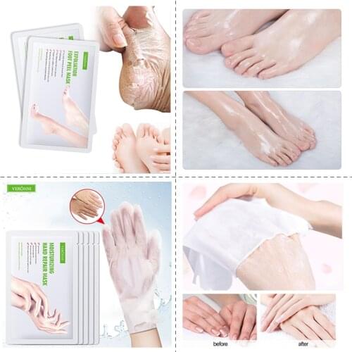 VERONNI Hand Care Hand Mask Moisturizing Gloves Full Of Essence Skin Care Exfoliating Winter Hydrating Anti-Wrinkle Aging Spa