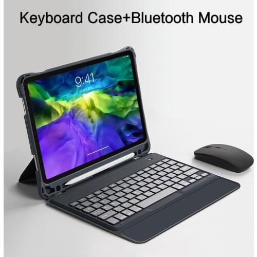 Wireless Bluetooth Keyboard Protector Case for Apple IPad Pro 11 Inch 2018 A1934 A1979 /Air 4 10.9 PU Leather Tablet Cover +pen