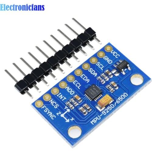 1Set IIC I2C SPI MPU6500 MPU-6500 6-Axis Gyroscope Accelerometer Sensor Module Replace MPU6050 For Arduino With Pins GY-6500