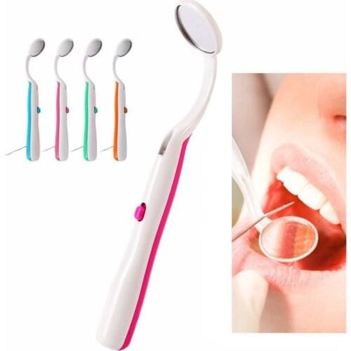 1 pcs Anti Fog Bright LED Light Dental Mirror Durable Mouth Mirror with Dental LED Light Dental Tools Oral Care