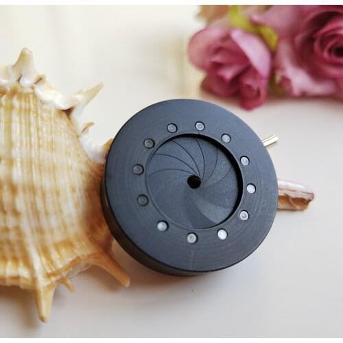 100pcs 0.5-16MM Amplifying Diameter Zoom Optical Iris Diaphragm Aperture Condenser 12 Blades Digital Camera Microscope Adapter