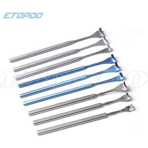 3 Size The optimum uncoated cosmetic surgery blepharoplasty stainless steel eyelid retractors
