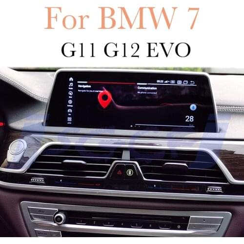 For BMW 7 Series G11 G12 iDrive xDrive MGU EVO ID7 UI Car Stereo Audio 4G SIM Navigation GPS Navi Radio CarPlay 360 BirdView