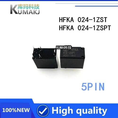 5PCS 100%New Automobile relay HFKA-012-1ZSPT HFKA-012-1ZST HFKA 012 1ZSPT ZST 25A 5PIN A set of transformations