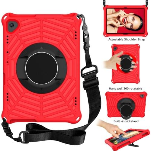 Case For Huawei MediaPad T5 10 (10.1") Tablet Funda Kids Safe shockproof EVA Hand-held strap Stand Cover +Film+Gift Pen