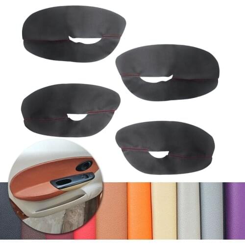 For Chevrolet Spark Chery QQ3 2004 2005 2006 2007 2008 2009 2010 2011 2012 Car Styling Door Panel Armrest Micro Leather Cover