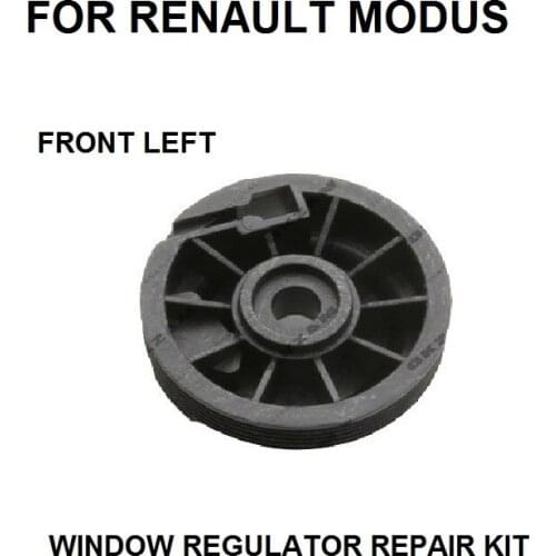 FOR RENAULT MODUS WINDOW REGULATOR PULLEY ROLLER FRONT LEFT REPAIR KIT NEW