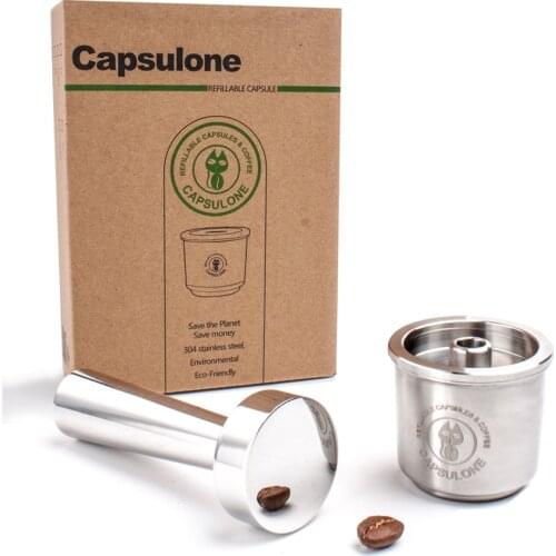 Stainless Steel Coffee Filter Reusable Capsule Compatible With Illy Coffee Machine Reusable Filled Coffee Capsule Cup