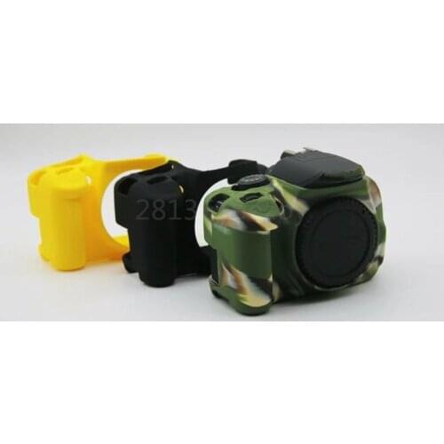 Nice Soft Silicone Rubber DSLR Camera Video Bag For CANON 600D 650D 700D Protective Body Cover Case Skin Camera Bag