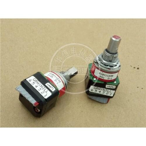 Used GRAYHILL 61BY11239 6 pin with photoelectric encoder switch 6 feet switch