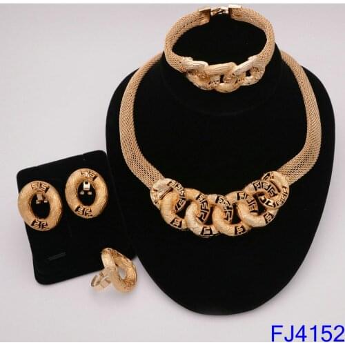 Exquisite Dubai Gold Colorful Jewelry Set Nigerian Wedding woman accessories jewelry set African Beads costume Jewelry Set