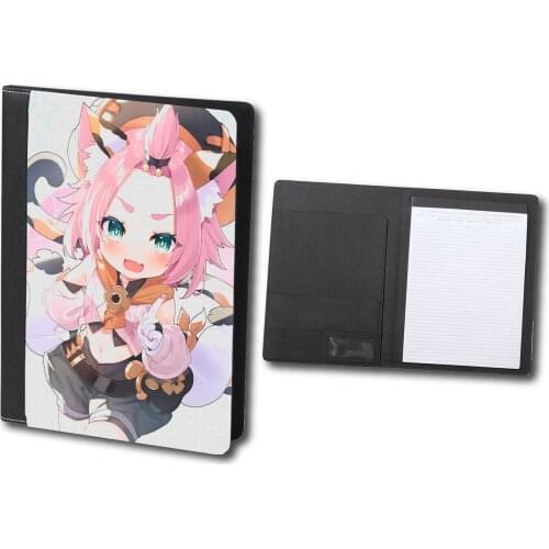 MERCHANDMANIA elegant folder girl cat video game ANIME school material child office personalized Institute