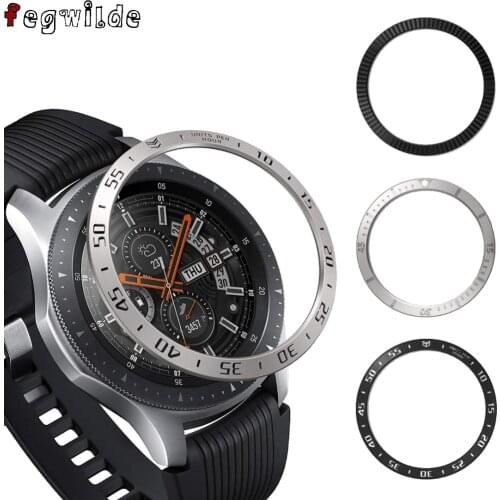 Bezel Ring For Samsung Galaxy Watch 46mm 42mm Gear S3 Frontier Metal Anti Scratch Cover accessories galaxy watch 3 45mm 41mm
