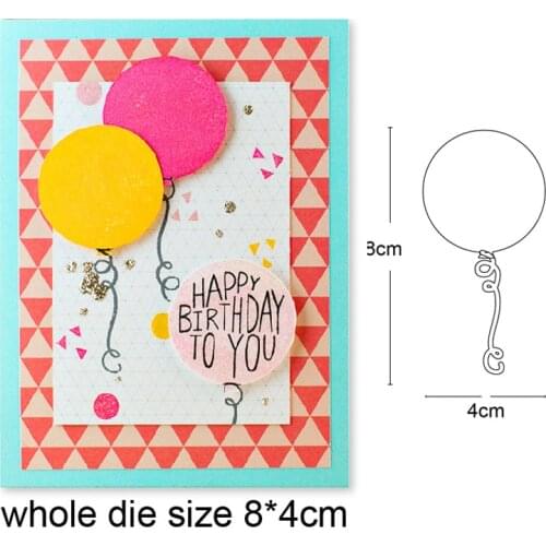 Metal Cutting Dies balloon Stencils 2020 New Craft Die Cut for DIY Scrapbooking Album Paper Card