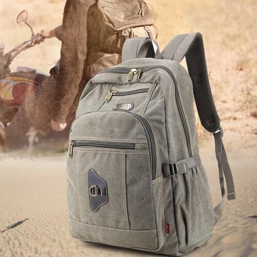 Multifunction Sport Bags Vintage Motorcycle Backpack Canvas Bag Outdoor Hiking Rucksacks Travel Adventure Tactical Backpack