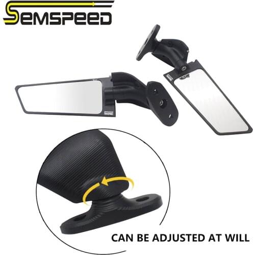 Modified Motorcycle Rear-view Mirrors Adjustable Rotating Wind Swivel Wing Side Mirror For Yamaha R25 R3 R15-V3 2018-2020 2021